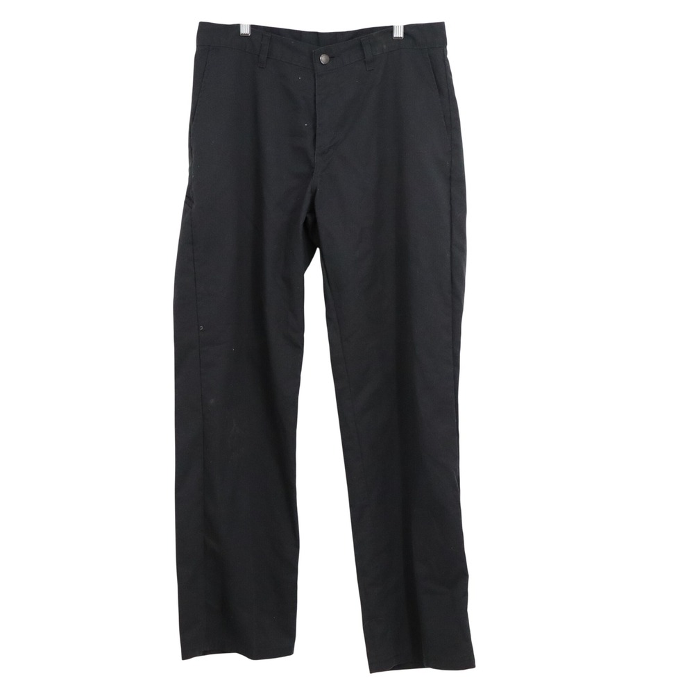 Genuine Dickies Work Pants Mens 32x32 Black Straight Leg Utility Good